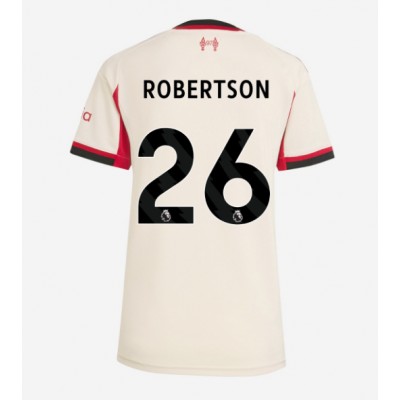 Ženski Nogometni dresi Liverpool Andrew Robertson #26 Gostujoči 2025-26 Kratek Rokav Ženski Nogometni dresi Liverpool Andrew Robertson #26 Gostujoči 2025-26 Kratek Rokav